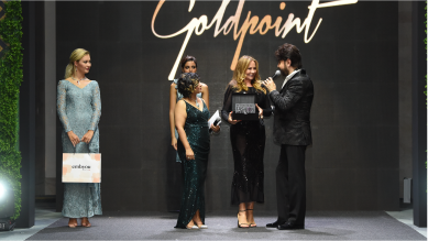 Dorota Goldpoint’s collection show during the 10th edition of the International Fashion Week Dubai 2020