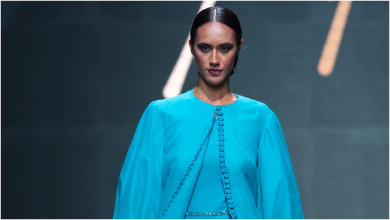 Dorota Goldpoint’s collection show during the 11th edition of the International Fashion Week Dubai 2021