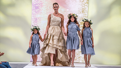 Dorota Goldpoint’s wedding collection show during the Bride and Groom Fair in Warsaw 2019
